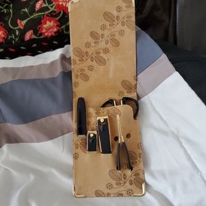 Vintage Traveling Manicure Case